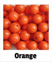 Holzperlen 16mm orange